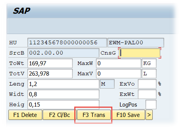 Source HU Return Task